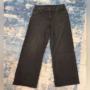 American Eagle Outfitters Black Flare Jeans